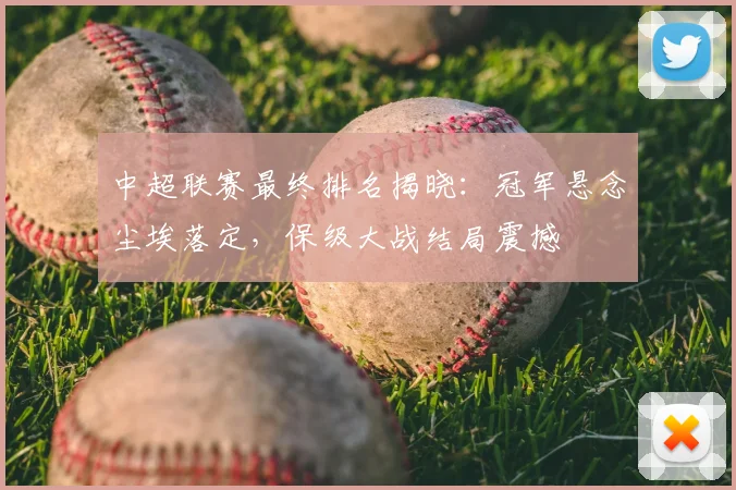 中超联赛最终排名揭晓：冠军悬念尘埃落定，保级大战结局震撼